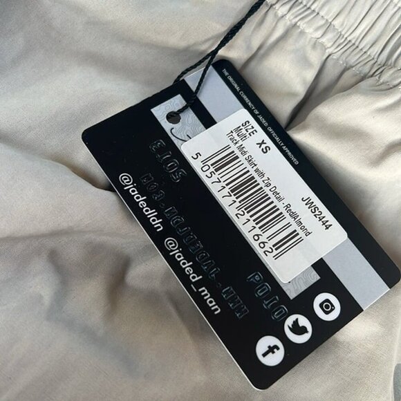 NWT Jaded London Maxi Track Skirt XS - Picture 5 of 8